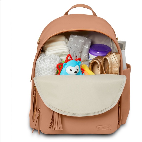 NWT Skip Hop Greenwich Diaper Backpack Caramel - Picture 3 of 7